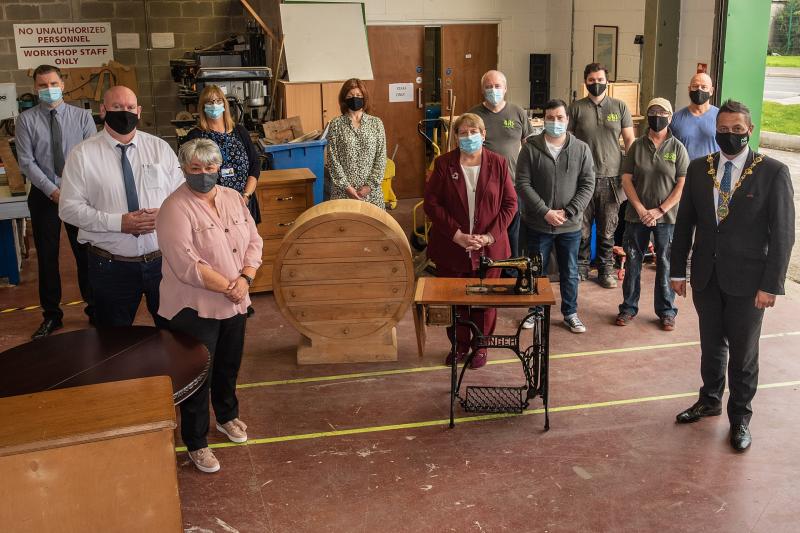 Local women are being encouraged by the Mayor to enrol in the She Shed programme to help them pursue careers in construction 