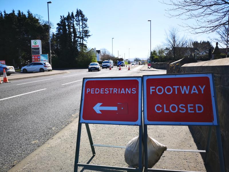 Calls for County Derry roadworks to be 'suspended' 