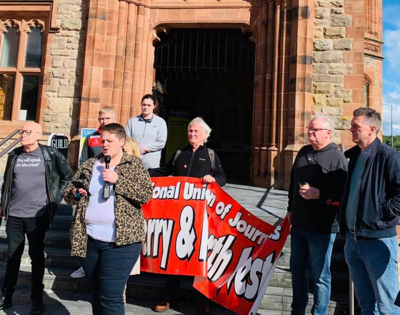 Partner of Lyra McKee pays tribute to journalist O'Hagan on 20th anniversary of his murder