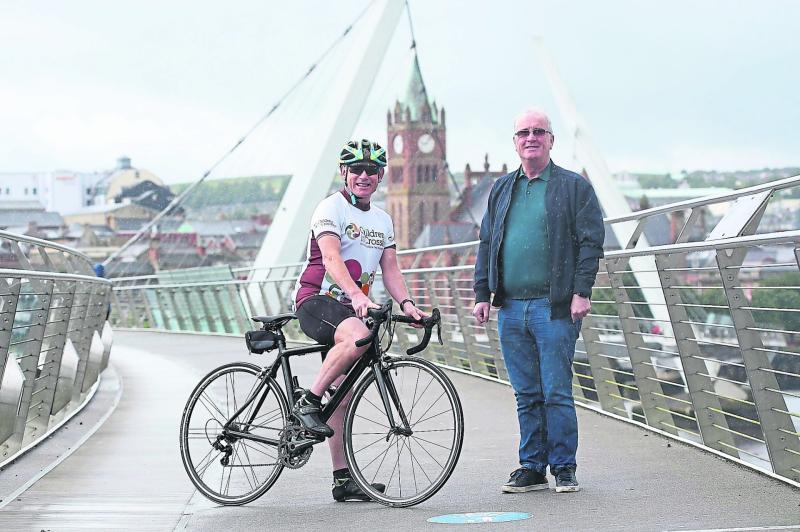 Children in Crossfire launch 25th anniversary Sunrise Cycle from Derry