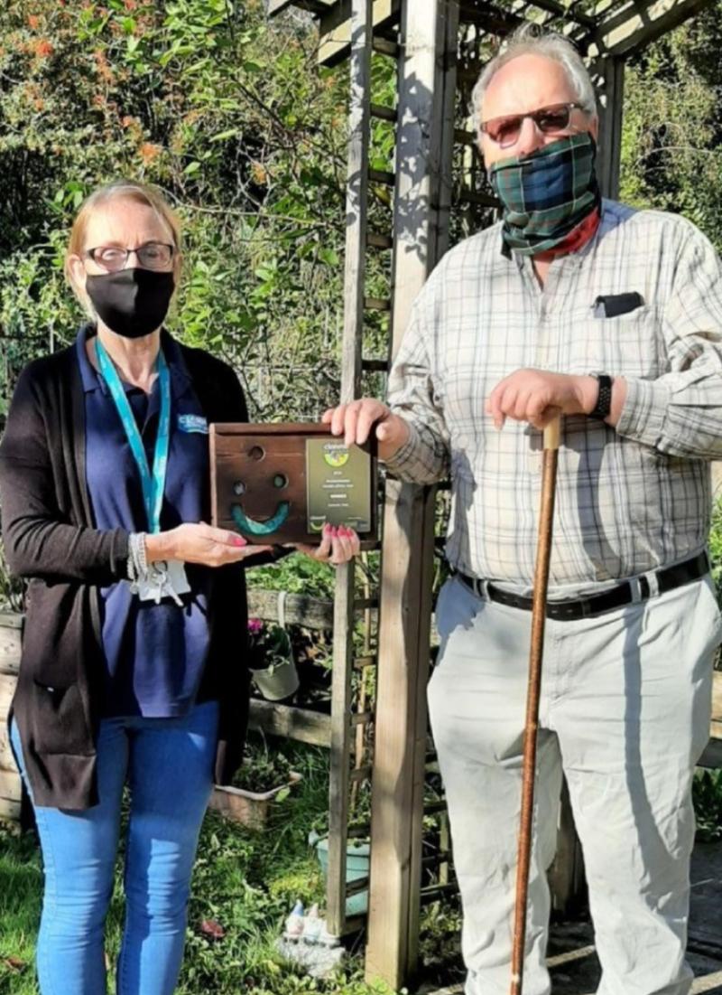 John's in the bloom with gardening prize