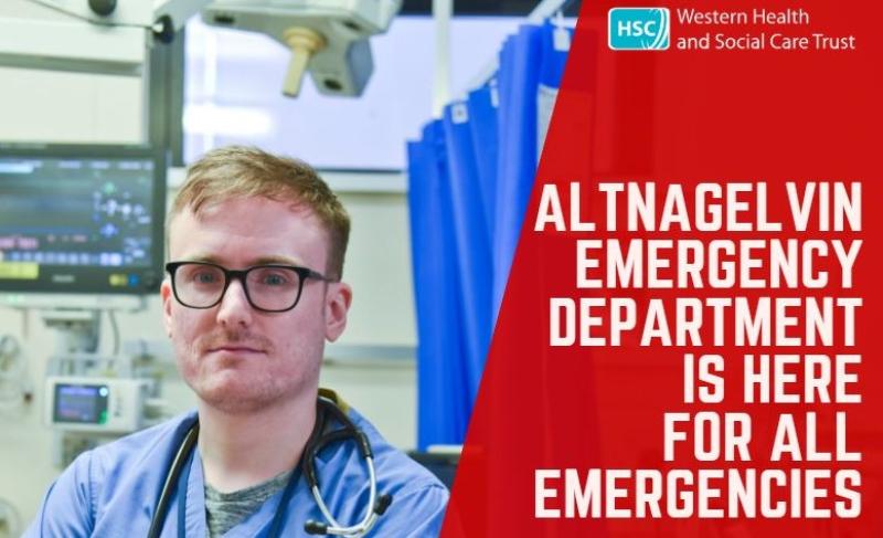 WHSCT urge public to only attend Altnagelvin A&E in an emergency