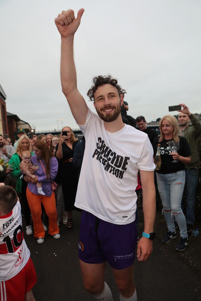 Danny Quigley thanks people of Derry after reaching £100,000
