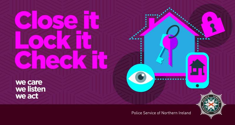 Three golden rules to beat the burglars