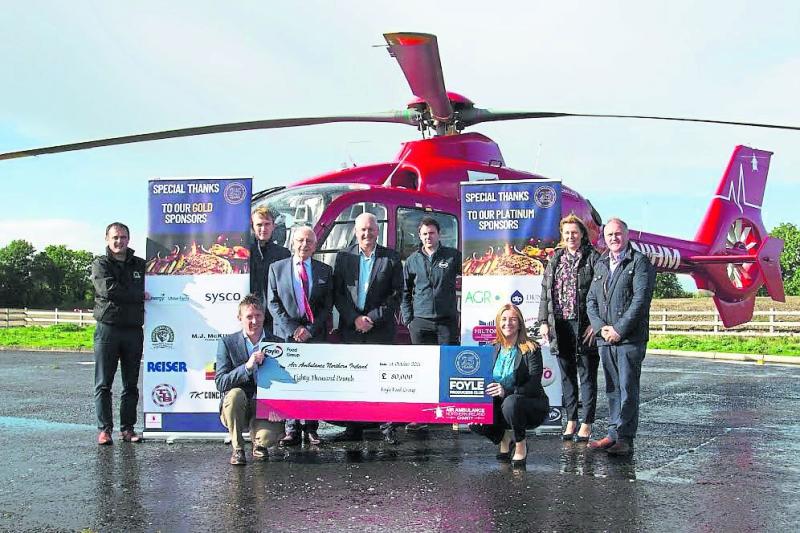 People of Derry thanked for raising thousands for Air Ambulance charity