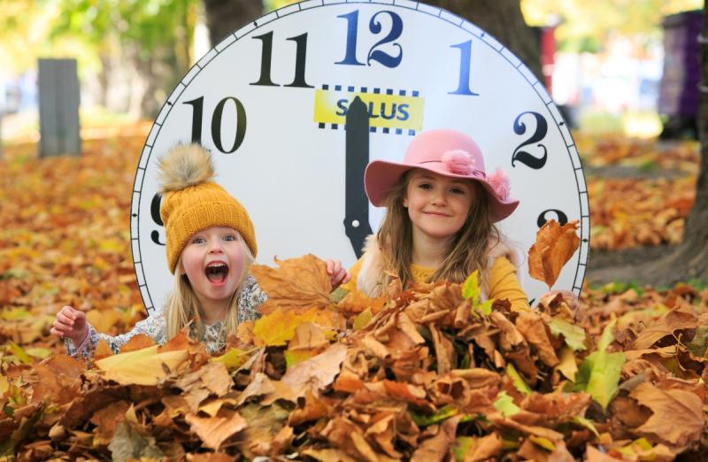 Don't forget the clocks go back on Sunday, October 31