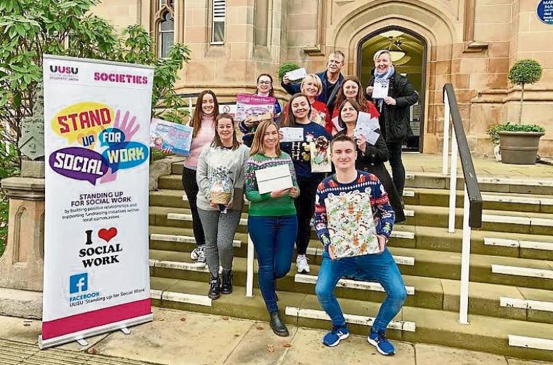 Magee students launch Stand Up For Social Work Food Bank Appeal