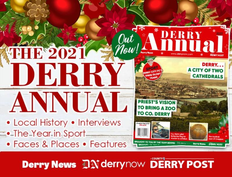 Good news! The 2021 Derry Christmas Annual is in the shops NOW
