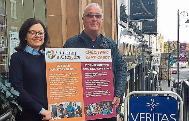 Help stop chidhood malnutrition in Ethiopia by supporting Derry charity's Christmas gift card 
