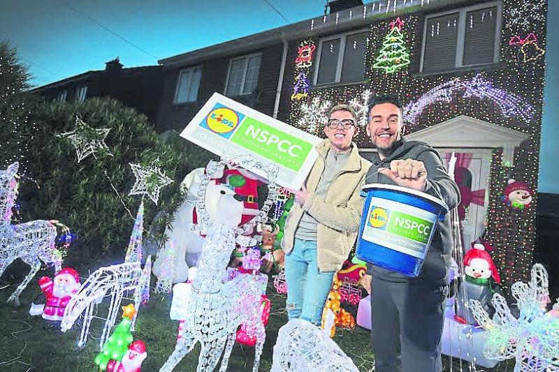 Derry couple get a Lidl help in lighting up Christmas for NSPCC
