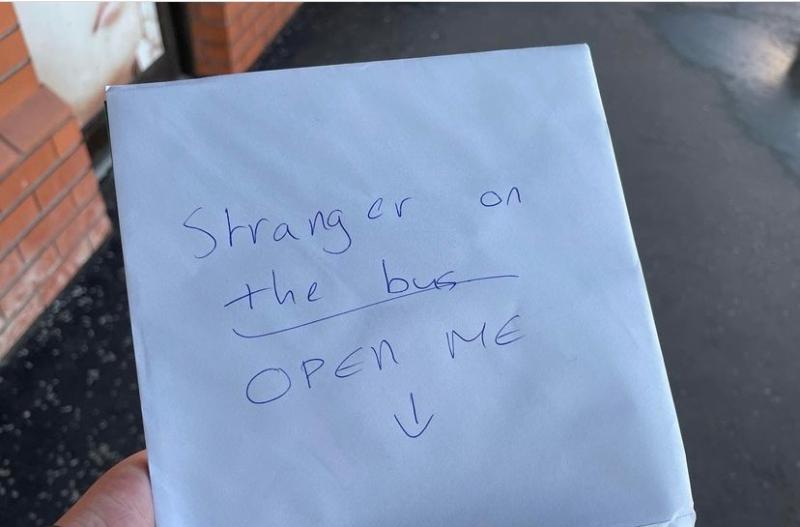 12 year old's 'letter to a stranger' left on bus travels from Sligo to Derry
