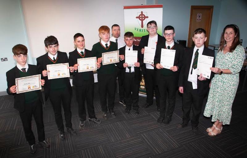 Mayor visits St Joeph's Boys to present OCN awards 