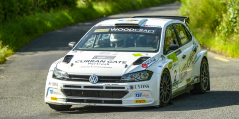 Donegal Rally: Callum Devine leads, but Matt Edwards looms large