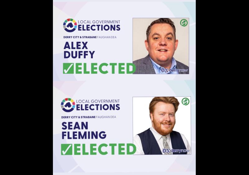 ELECTION 2023: Two Sinn Féin candidates have secured the final seats in Faughan