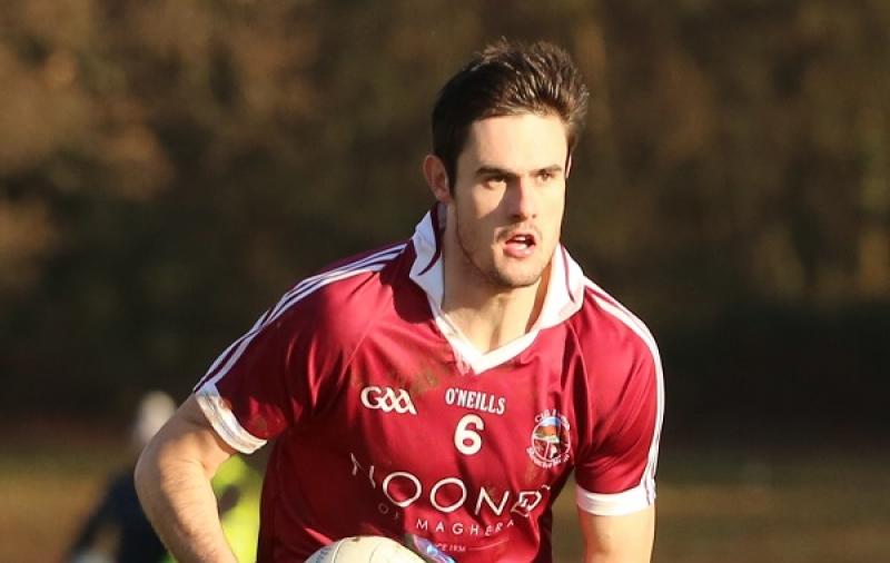Slaughtneil's Chrissy McKaigue was names in the AIB Club Football team of the year