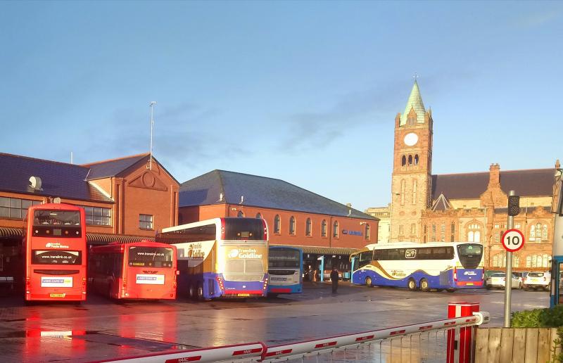 Translink bus depot Derry Foyle Street