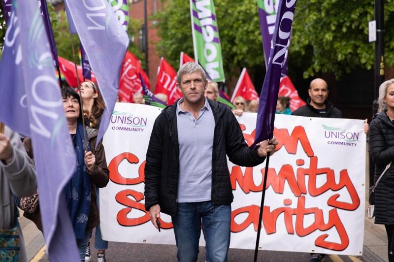 Chairman of Derry Trades Union Council, Niall McCarroll
