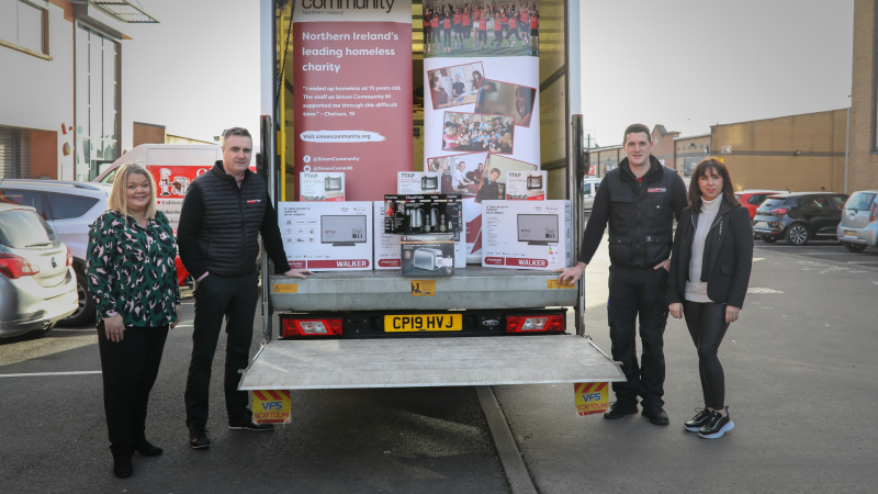 County Derry firm donates to homeless charity