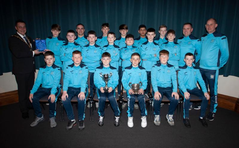 Mayor hosts Derry reception for Newbuildngs Cricket Club's under-13 'double' winners 