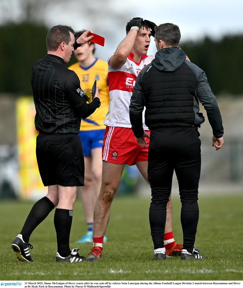 Derry rocked by McGuigan suspension