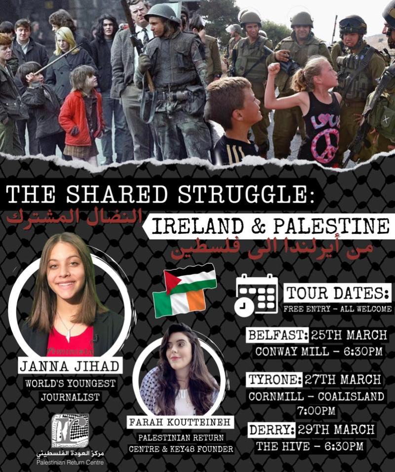 The Palestinian Return Centre Brings its Speaker Tour to Derry