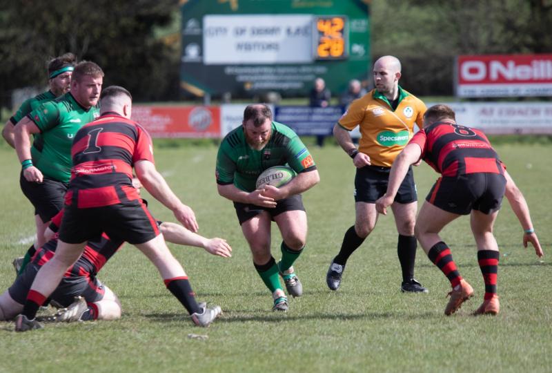 Seven try win not enough for City of Derry