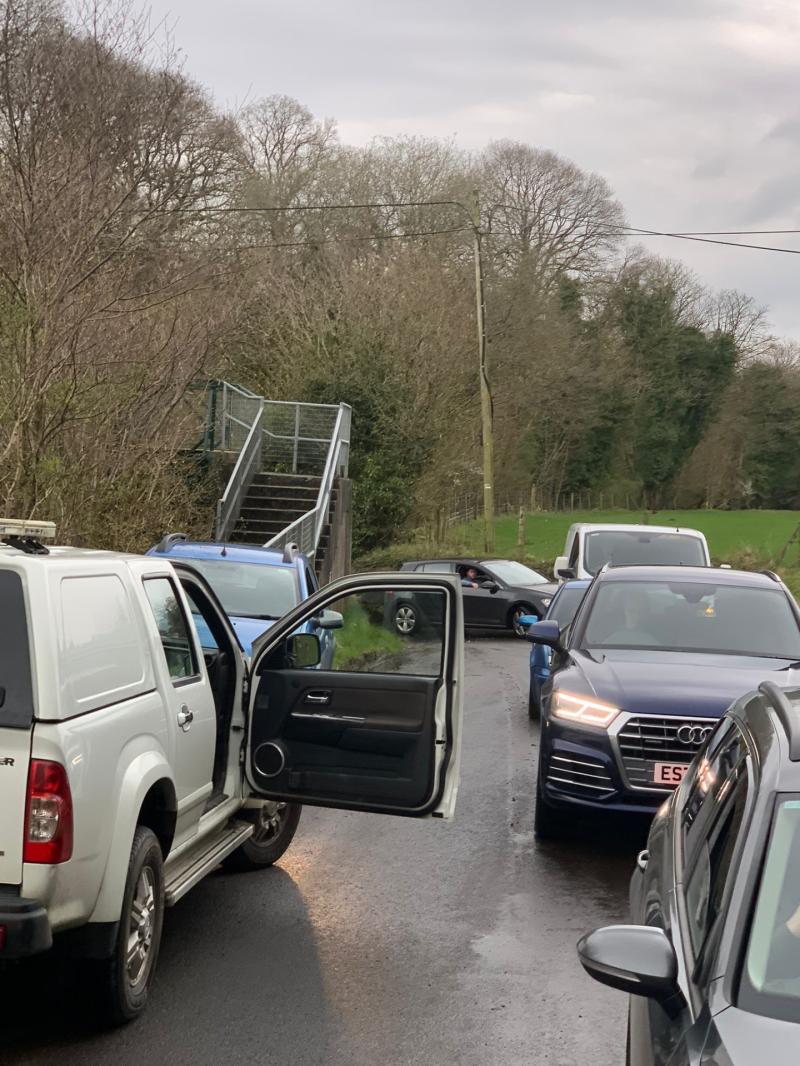 Traffic mayhem as drivers use County Derry road as ‘rat run’