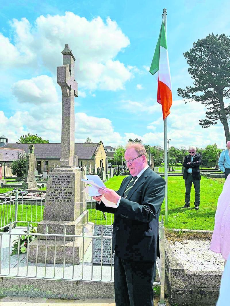 Retired Judge speaks at 100th anniversary commemoration for his grandfather 