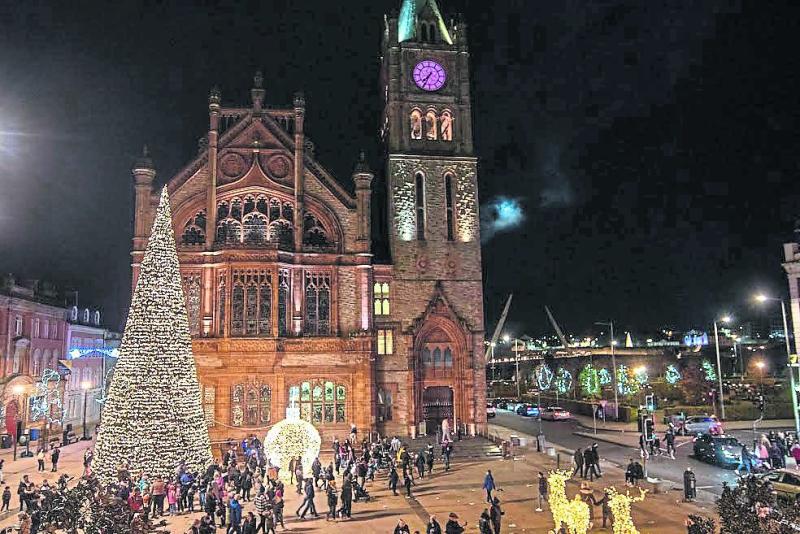 Derry Christmas illuminations vandalism cost £50,000