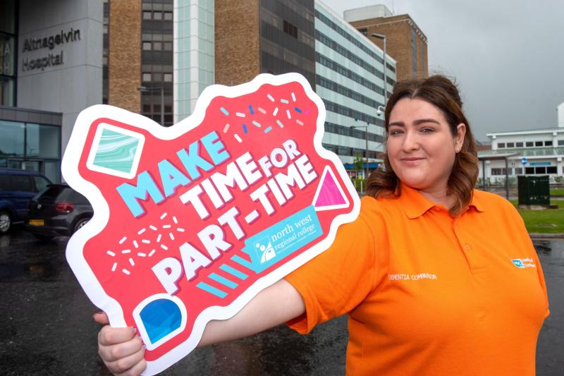 Studying part-time at NWRC helped Derry student apply for her Degree