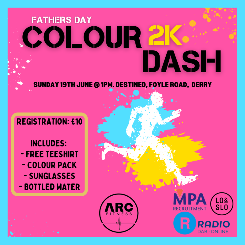 Get your running shoes on for the Colour Dash