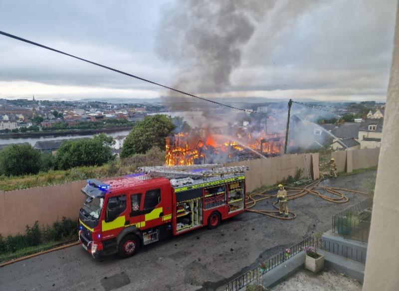Dunfield Terrace blaze