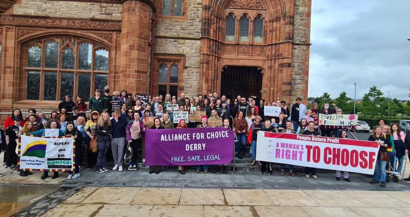 Pro-choice rallies take place in Derry in response to Roe v Wade ruling