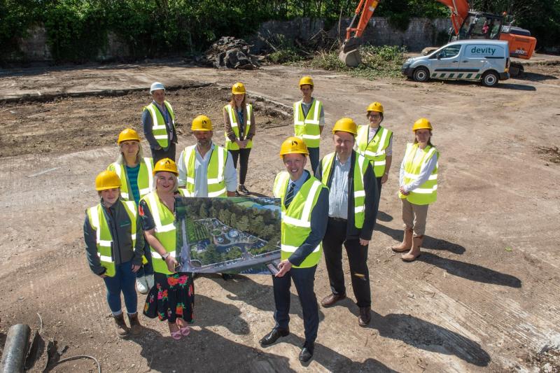 Preparation works underway at Derry acorn site