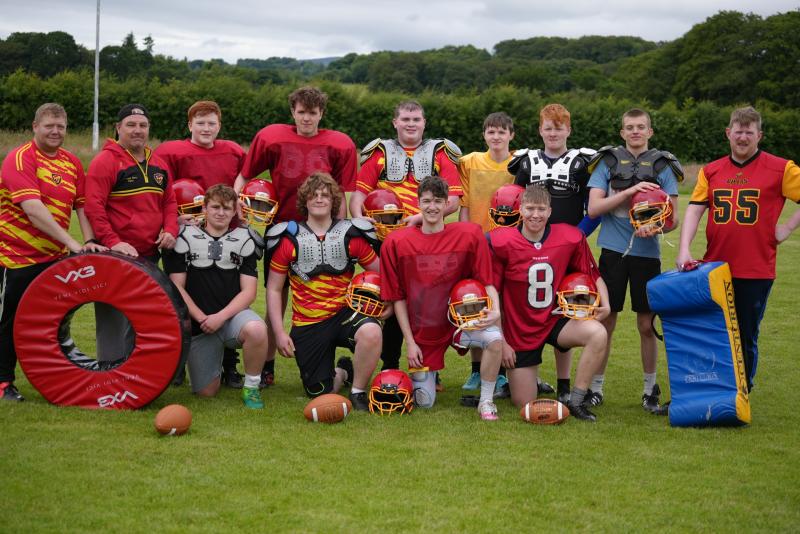 First session a great success for the Donegal Derry Vipers Youth Team