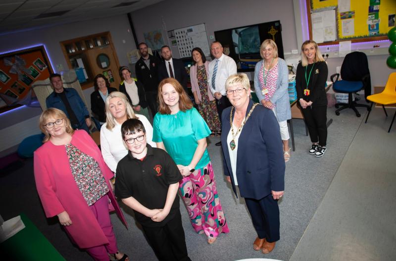 Derry student steals the show as Autism Specific Classroom opens