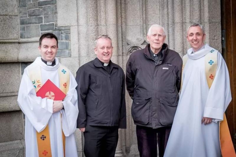 Fr Tom Burke (deceased), third from left.
