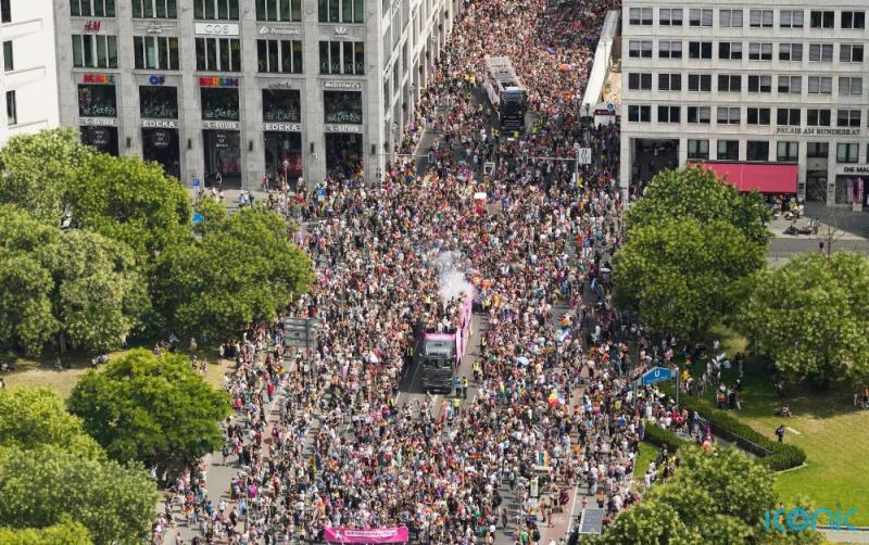 'United in love' - 150,000 people take to the streets in Berlin to march for LGBTQ rights