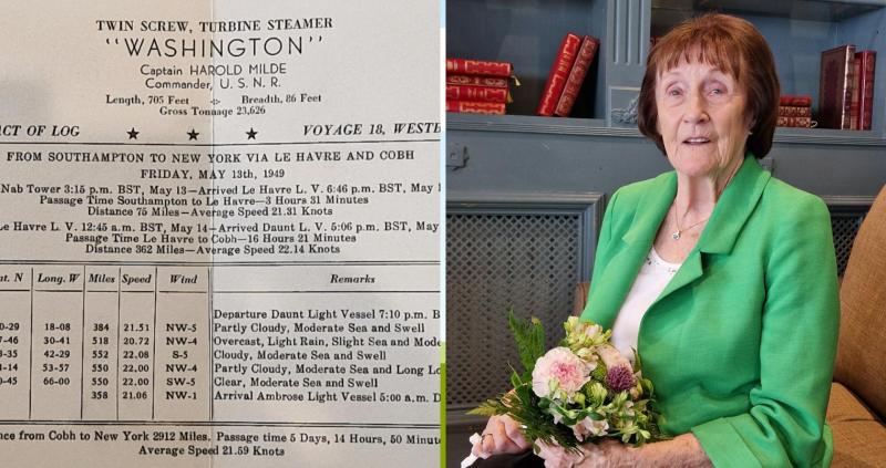County Derry woman recalls sailing unaccompanied to America as a child