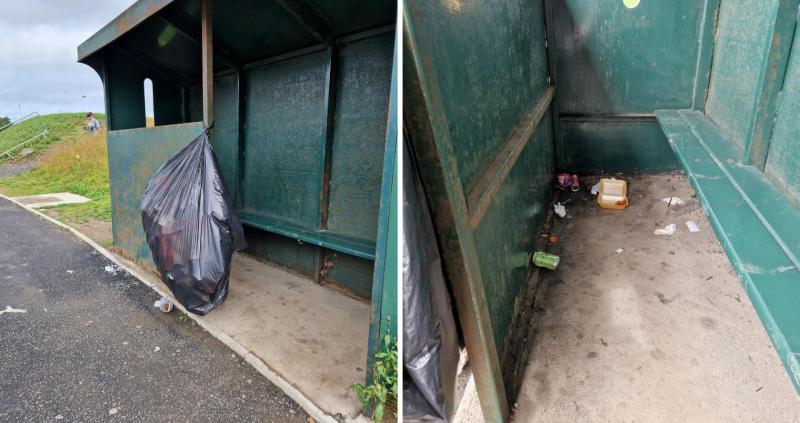 Pensioner left disgusted at ‘filthy’ County Derry bus stop