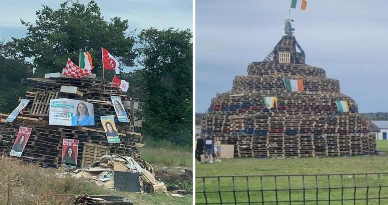 Police confirm details of County Derry bonfire investigations