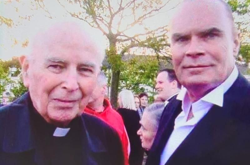  Vincent Coyle with Bishop Edward Daly.