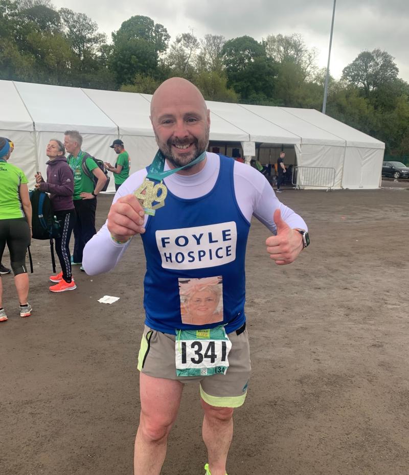 Well-known Derry marathon man says it’s his “duty” to support “precious” Foyle Hospice