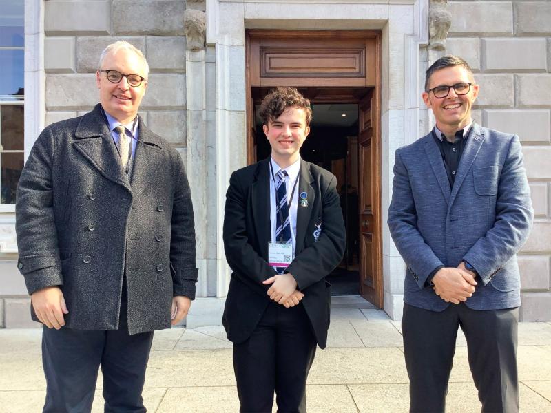 Derry A-level Politics student addresses Seanad Eireann