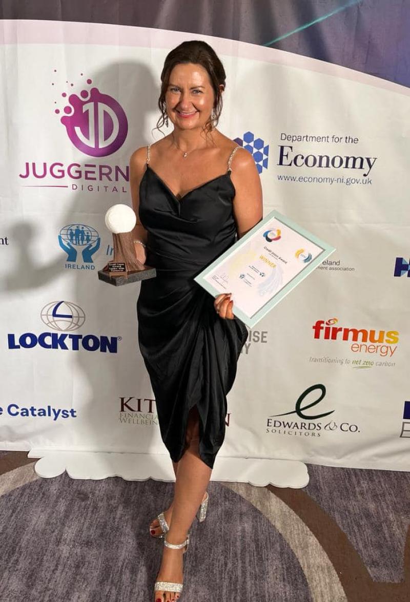 Take a bow Waterside Credit Social Enterprise NI Credit Union 2022 award winner