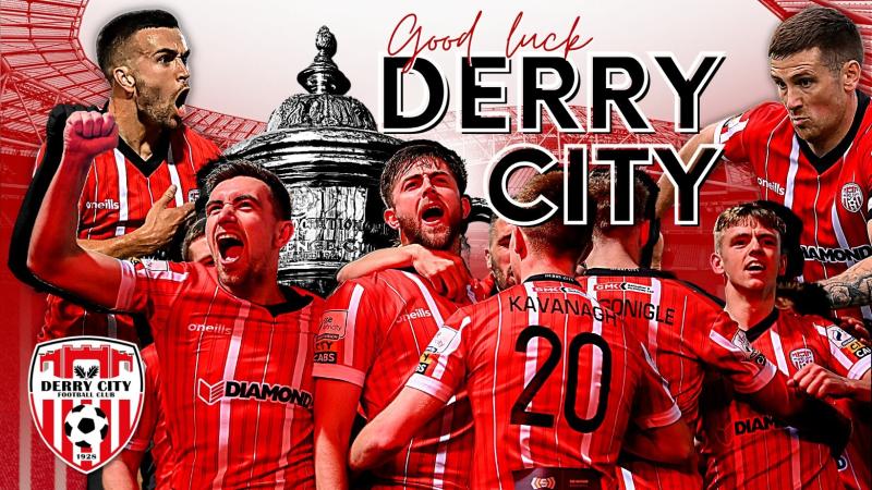 Derry supporters encouraged to give the squad a red and white send off