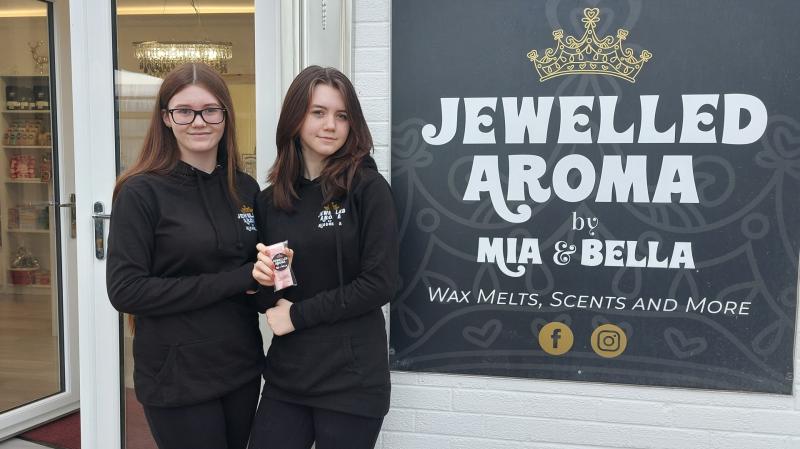 Mia and Bella in Jewelled Aroma.
