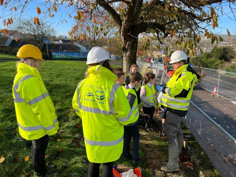 Derry pupils learn all things water during Waterside site visit