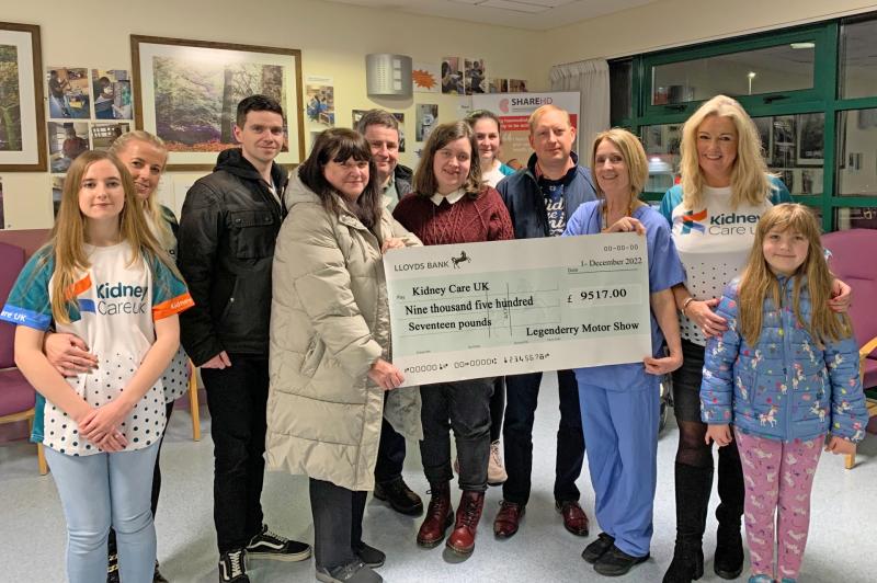 Legenderry Motor Show raises £9,500 to support local kidney patients