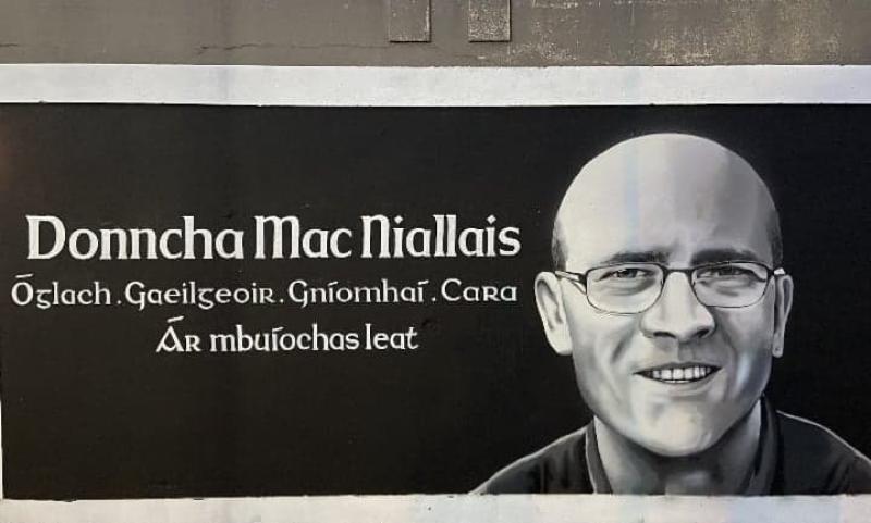 Mural inDonncha Mac Niallais mural